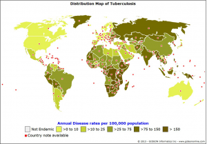 Tuberculosis-disease-rate-distribution-map-by-GIDEON